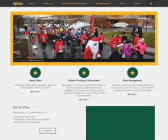 Colonialsportswilliamsburg.com(Williamsburg's Running Source) Screenshot