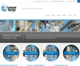 Colonialspringco.com(Colonial Spring Company) Screenshot