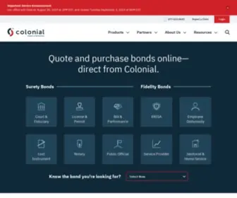 Colonialsurety.com(Colonial Surety Co) Screenshot