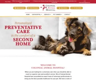 Colonialvets.com(Colonial Animal Hospital) Screenshot