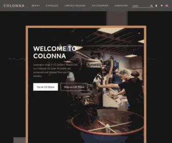 Colonnacoffee.com(Colonna Coffee) Screenshot