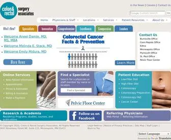 Colonrectal.org(Colon & Rectal Surgery Associates) Screenshot