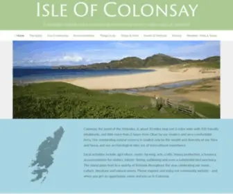 Colonsay.org.uk(Isle Of Colonsay) Screenshot