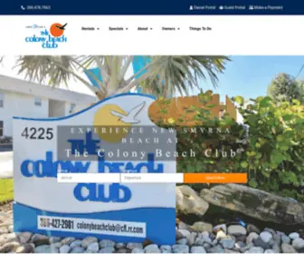 Colonybeachclubvacationrentals.com(Top New Smyrna Beach Vacation Rentals) Screenshot