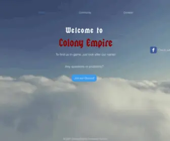 Colonyempire.org(Colony Empire) Screenshot