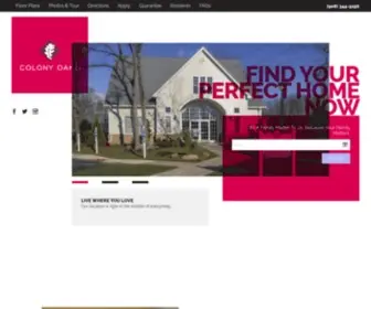 Colonyoaksapartments.com(Colony Oaks) Screenshot