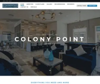 Colonypointapts.com(Colony Point Apartments) Screenshot