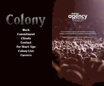 Colonyproject.com(The Colony Project) Screenshot