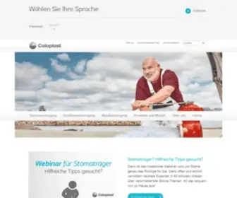 Coloplast.ch(Coloplast Schweiz) Screenshot