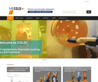 Colopowdercoatingequipment.com(China Powder Coating Equipment) Screenshot