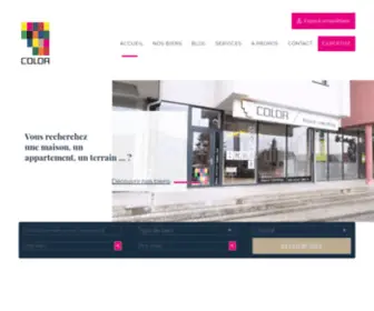 Color-Immo.be(Agence immobilière) Screenshot