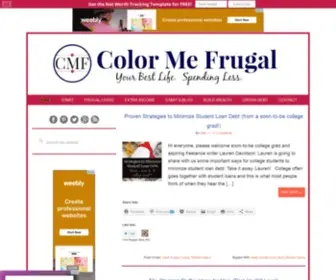Color-ME-Frugal.com(Color Me Frugal) Screenshot