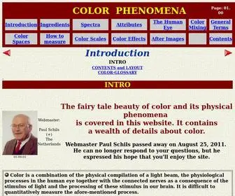 Color-Theory-Phenomena.nl(Relocate) Screenshot