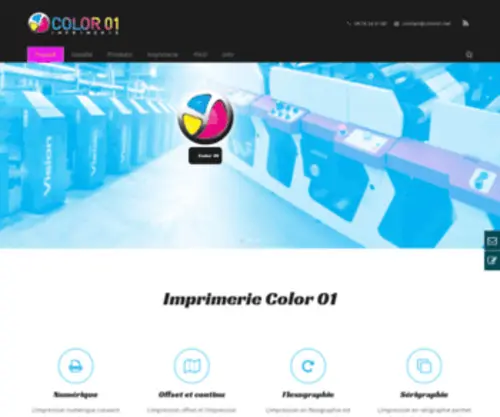 Color01.net(Imprimerie Color 01) Screenshot