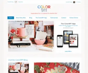 Color911.com(Weekly Color Inspiration Blog from Amy Wax) Screenshot