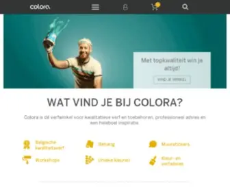 Colora.be(Colora, de verfwinkel) Screenshot