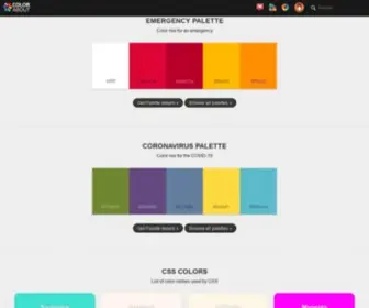 Colorabout.com(All you need for every color) Screenshot