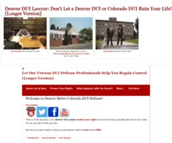 Colorado-Dui.com(Colorado DUI Lawyer) Screenshot