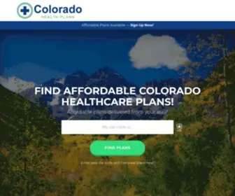 Colorado-Healthplans.com(Colorado Health Plans) Screenshot