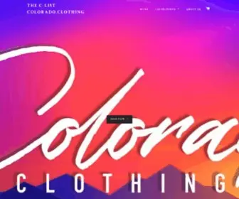 Colorado.clothing(The C) Screenshot