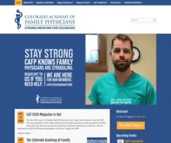 Coloradoafp.org(Colorado Academy of Family Physicians) Screenshot