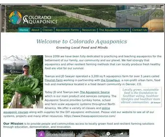 Coloradoaquaponics.com(Colorado Aquaponics) Screenshot