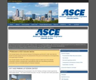 Coloradoasce.com(ASCE Colorado Section) Screenshot