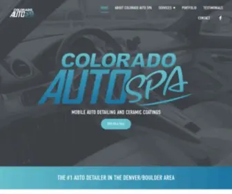 Coloradoautospa.com(Auto Detailing Denver) Screenshot