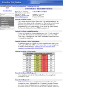 Coloradobarexam.com(AmeriBar's Colorado Bar Exam Review Course) Screenshot