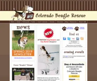 Coloradobeaglerescue.org(CO Beagle Rescue) Screenshot