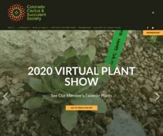 Coloradocactus.org(Colorado Cactus & Succulent Society) Screenshot