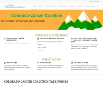 Coloradocancercoalition.org(Colorado Cancer Coalition) Screenshot