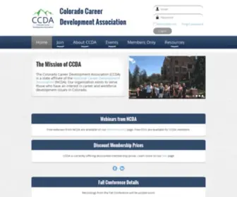 Coloradocareerdevelopment.org(Colorado Career Development Association (CCDA)) Screenshot