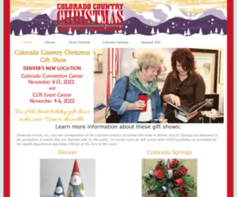 Coloradochristmasgiftshow.com(Marketplace Events) Screenshot