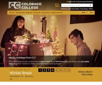 Coloradocollege.edu(Colorado College) Screenshot