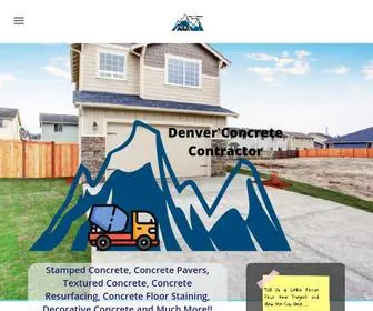 Coloradoconcretecontractor.com(Denver Concrete Contractor) Screenshot