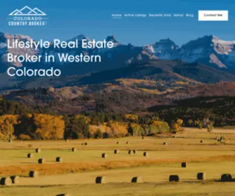 Coloradocountrybroker.com(Western Colorado Ranch and Lifestyle Properties) Screenshot