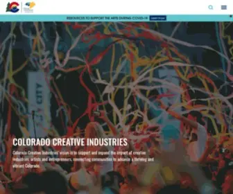 Coloradocreativeindustries.org(Colorado Creative Industries) Screenshot