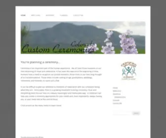 Coloradocustomceremonies.com(Colorado Custom Ceremonies) Screenshot