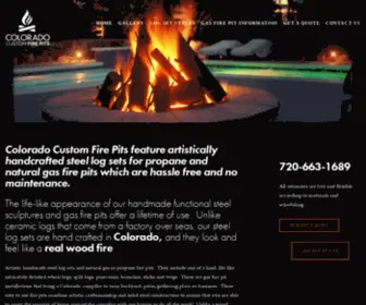 Coloradocustomfirepits.com(Custom Outdoor Fire Pits) Screenshot