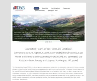 Coloradodar.org(Colorado DAR) Screenshot