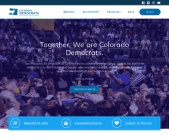 Coloradodems.org(The Colorado Democratic Party) Screenshot