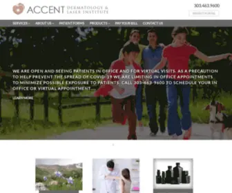Coloradoderm.com(Accent Dermatology &amp; Laser Institute) Screenshot