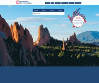 Coloradoencyclopedia.org(Colorado Encyclopedia) Screenshot