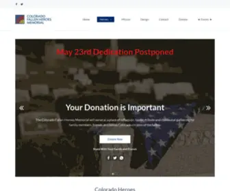 Coloradofallenheroesmemorial.org(Colorado Fallen Heroes Memorial) Screenshot