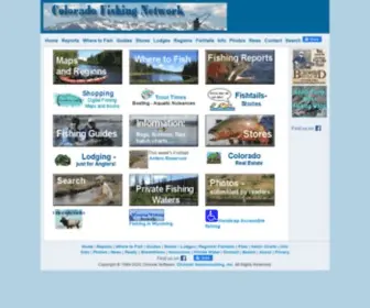 Coloradofishing.net(Colorado Fishing Network) Screenshot