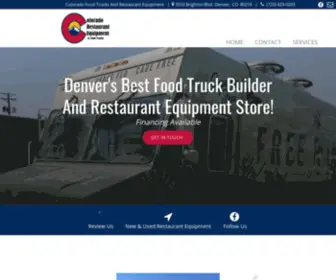 Coloradofoodtrucksdenver.com(Restaurant Equipment Denver CO) Screenshot