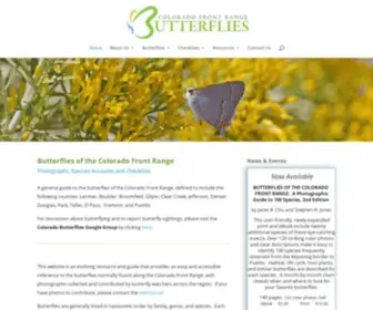 Coloradofrontrangebutterflies.com(Colorado Front Range Butterflies) Screenshot