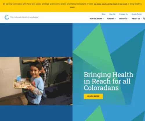 Coloradohealth.org(The Colorado Health Foundation) Screenshot
