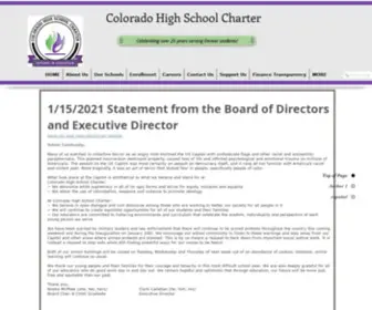 Coloradohighschoolcharter.com(Colorado High School Charter is a Charter High School in Denver Public Schools (DPS)) Screenshot